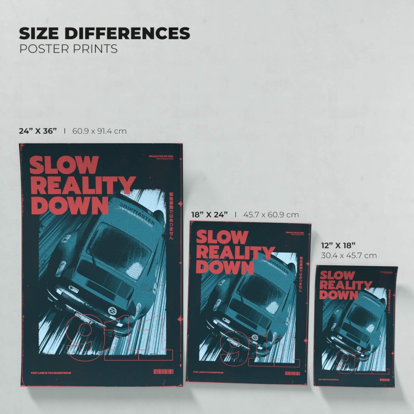 Slow Reality Down - Matte Poster